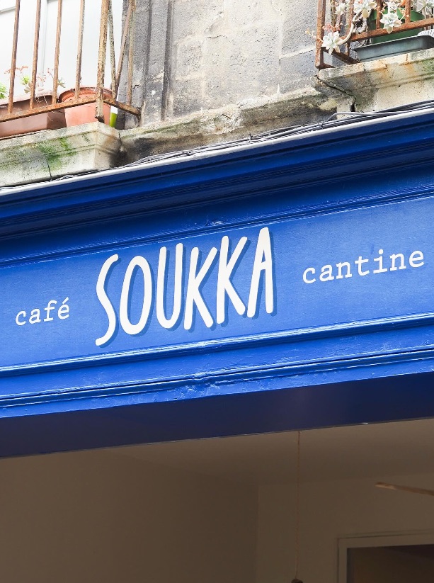 La façade bleue de Soukka