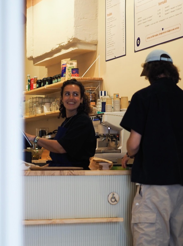 L'équipe au comptoir